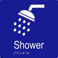 Shower w Braille